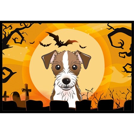 Carolines Treasures Halloween Jack Russell Terrier Indoor and Outdoor Mat- 24 x 36 in. BB1760JMAT